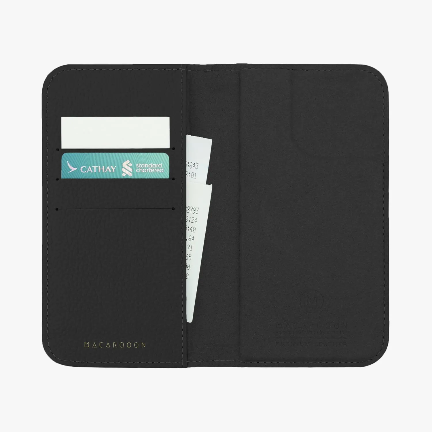 iPhone 15 Plus MagSafe Leather Flip Cover with Leather Case
