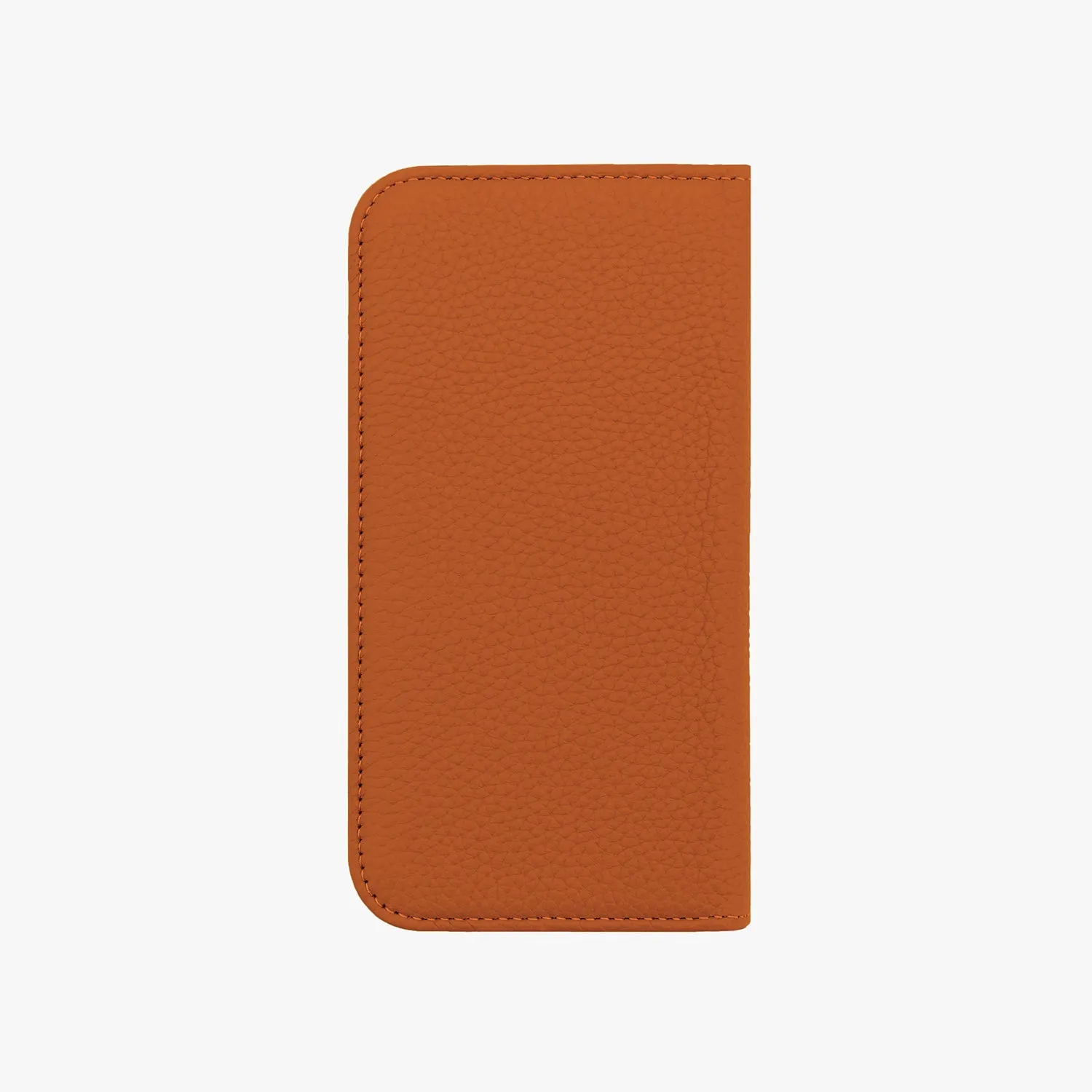 iPhone 15 Plus MagSafe Leather Flip Cover with Leather Case