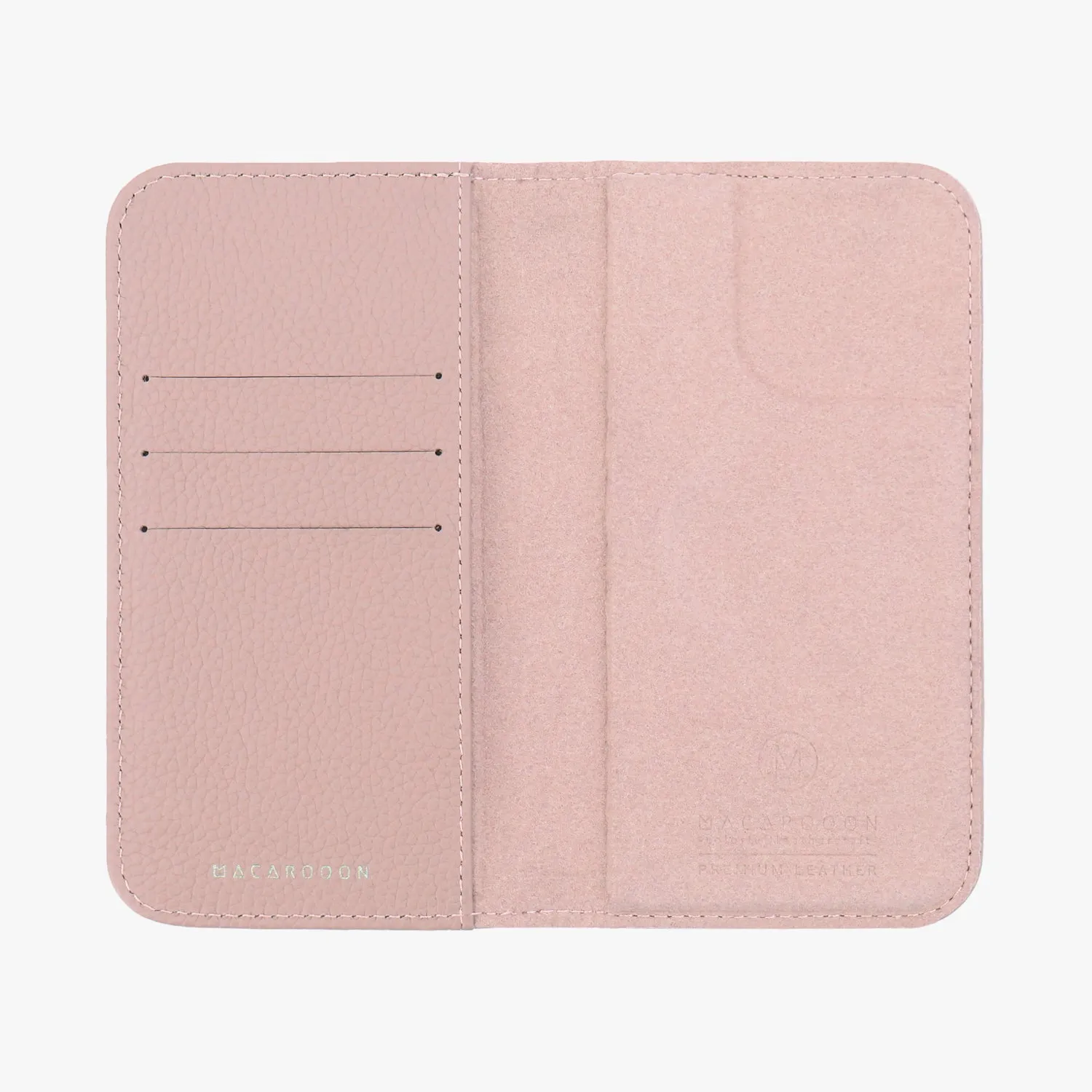 iPhone 15 Plus MagSafe Leather Flip Cover with Leather Case