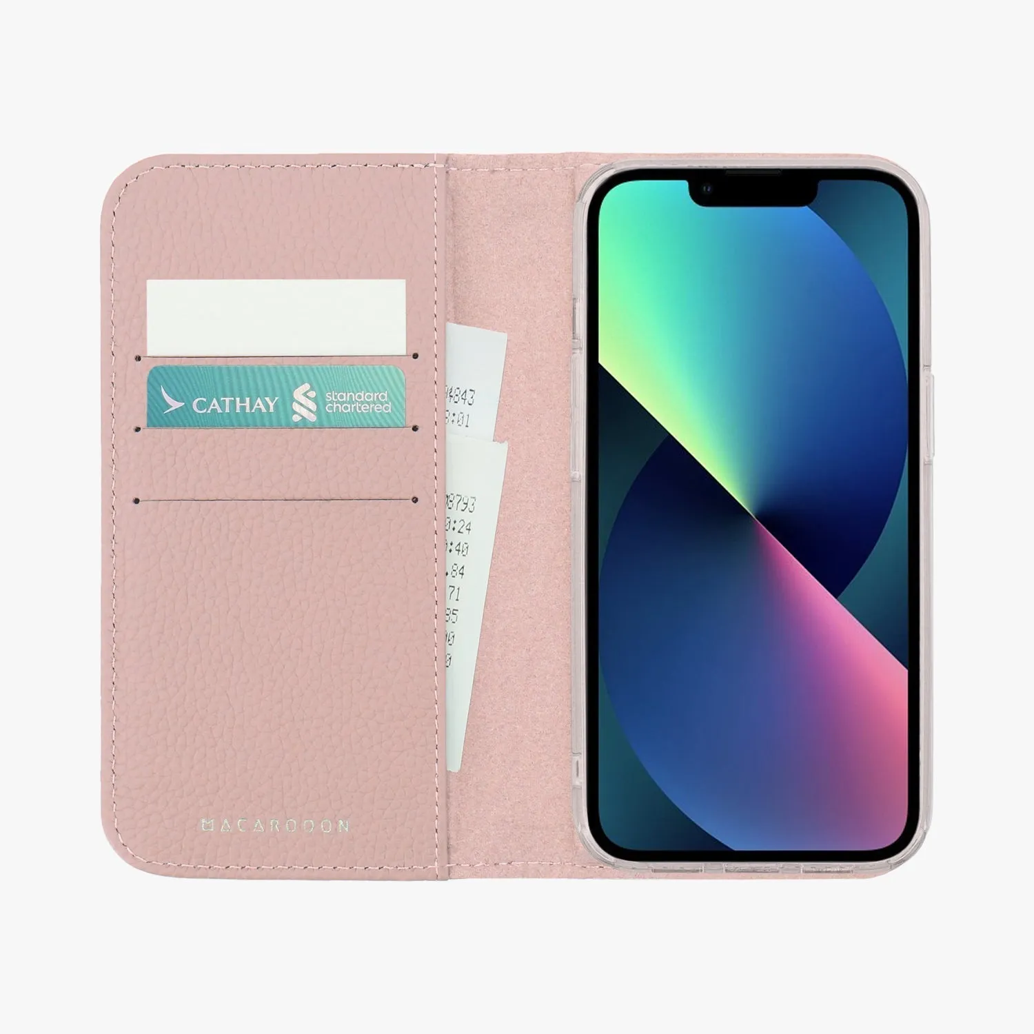 iPhone 16 Pro MagSafe Leather Flip Cover with Clear Case