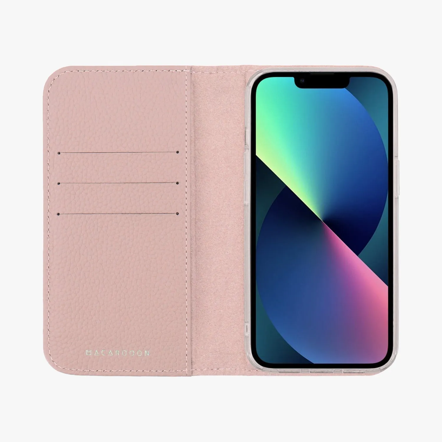 iPhone 16 Pro MagSafe Leather Flip Cover with Clear Case