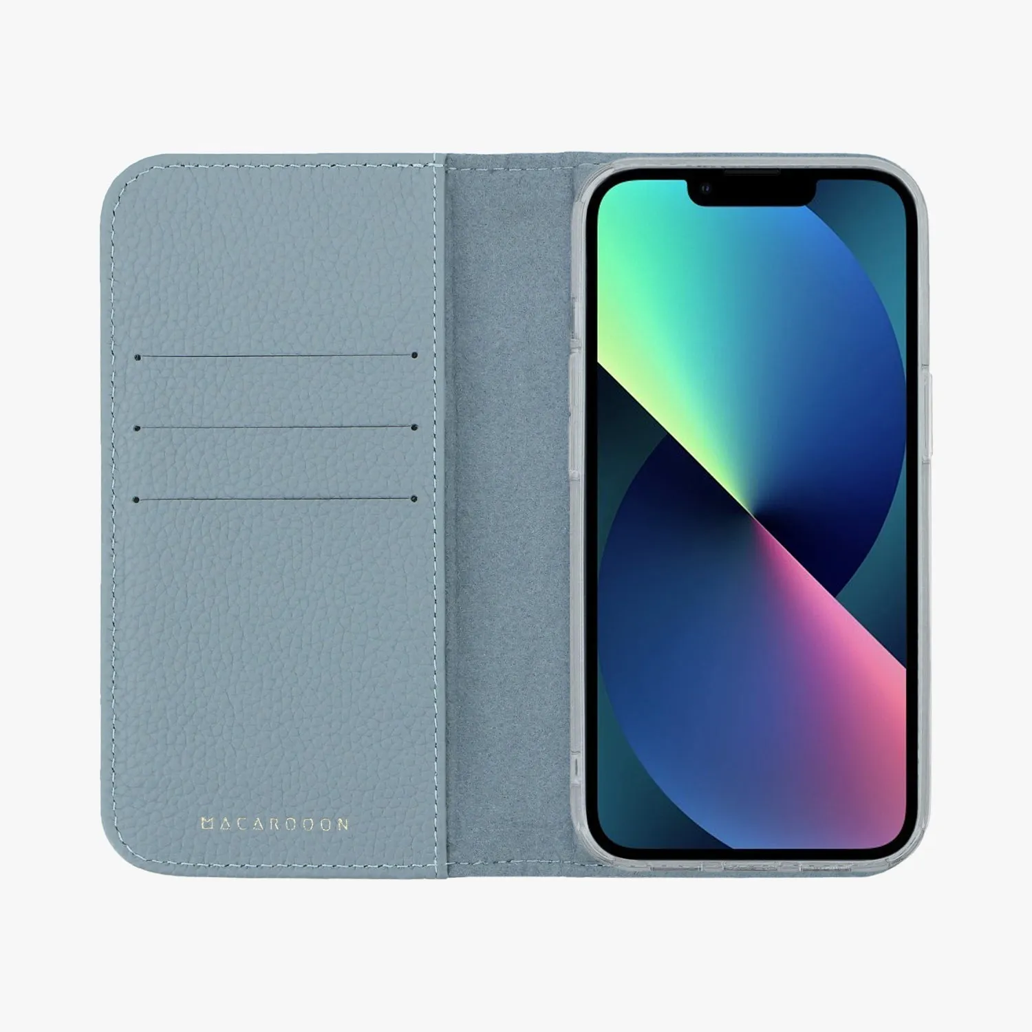 iPhone 16 Pro MagSafe Leather Flip Cover with Clear Case