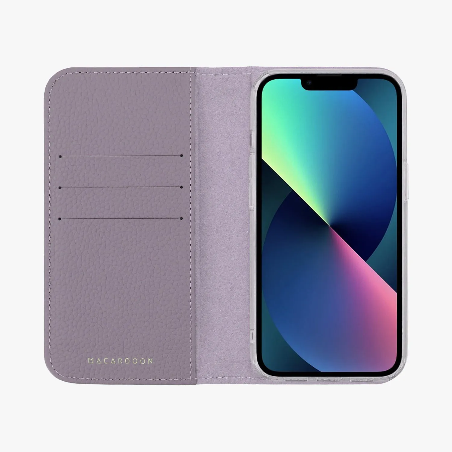 iPhone 16 Pro MagSafe Leather Flip Cover with Clear Case