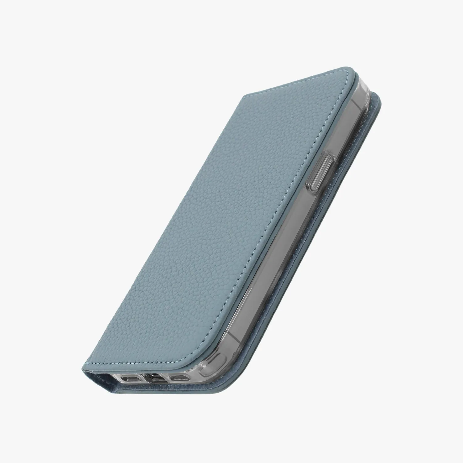 iPhone 16 Pro MagSafe Leather Flip Cover with Clear Case