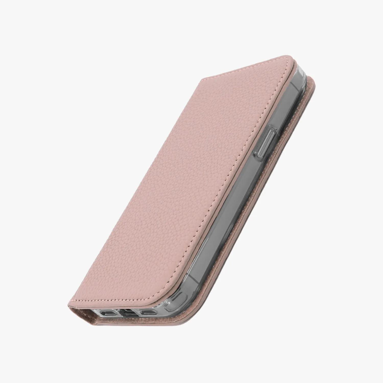 iPhone 16 Pro MagSafe Leather Flip Cover with Clear Case