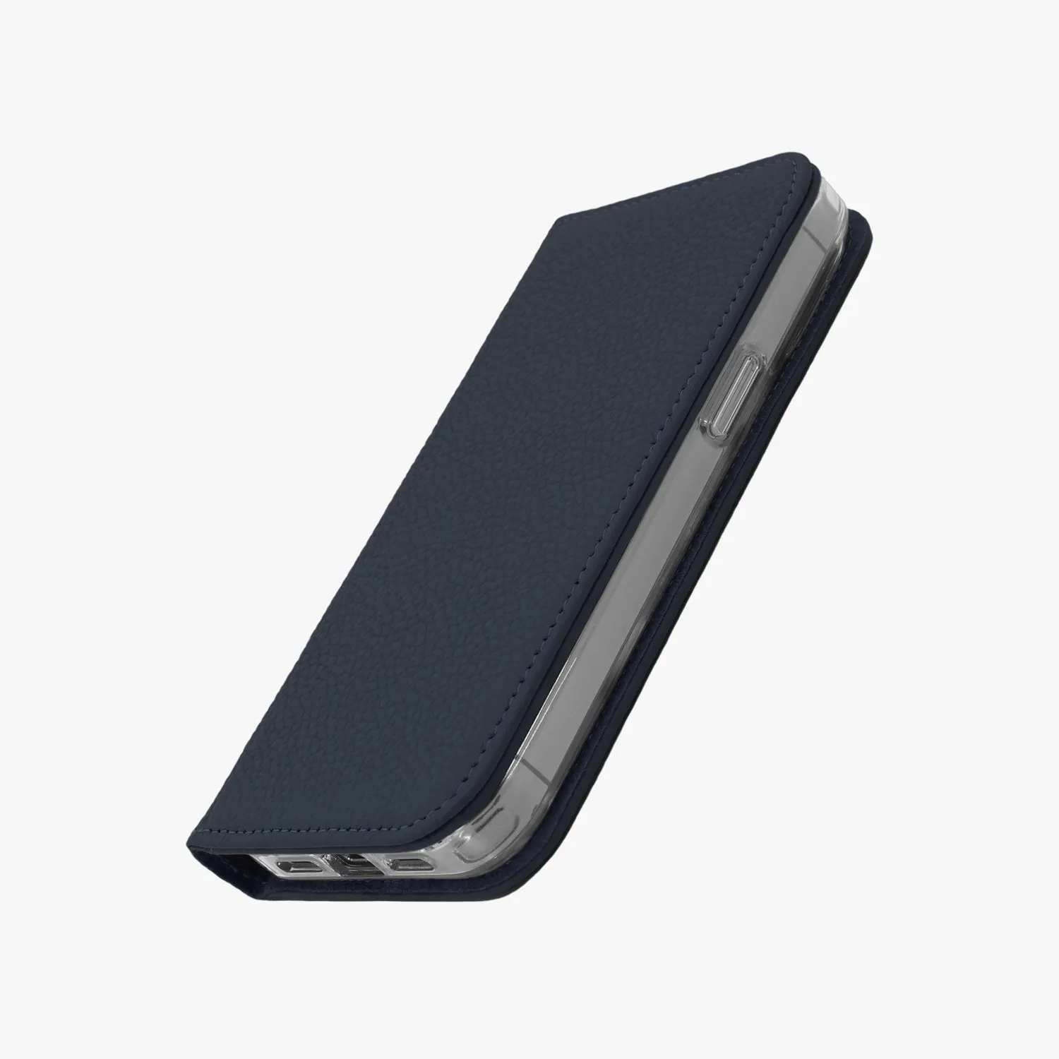 iPhone 16 Pro MagSafe Leather Flip Cover with Clear Case