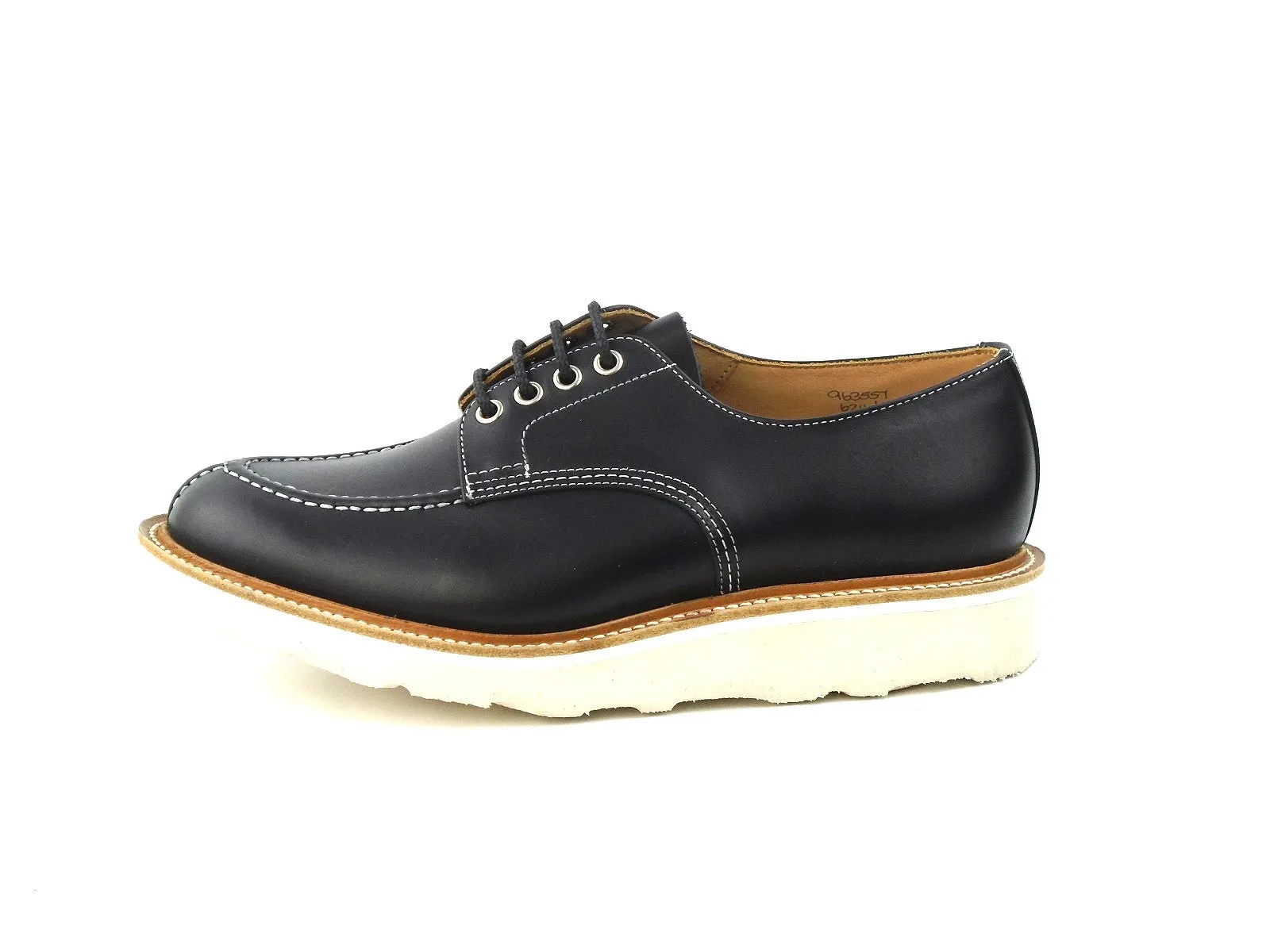 Kilsby Handsewn Derby - Black Hydro Waxy Calf