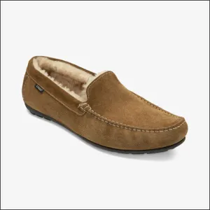 Loake Guards Tan Suede Slippers@