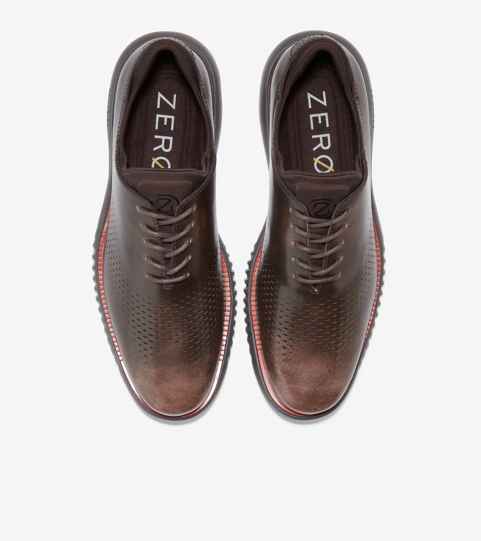 Men's 2.ZERØGRAND Lined Laser Wingtip Oxford