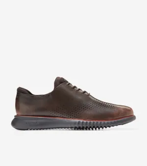 Men's 2.ZERØGRAND Lined Laser Wingtip Oxford