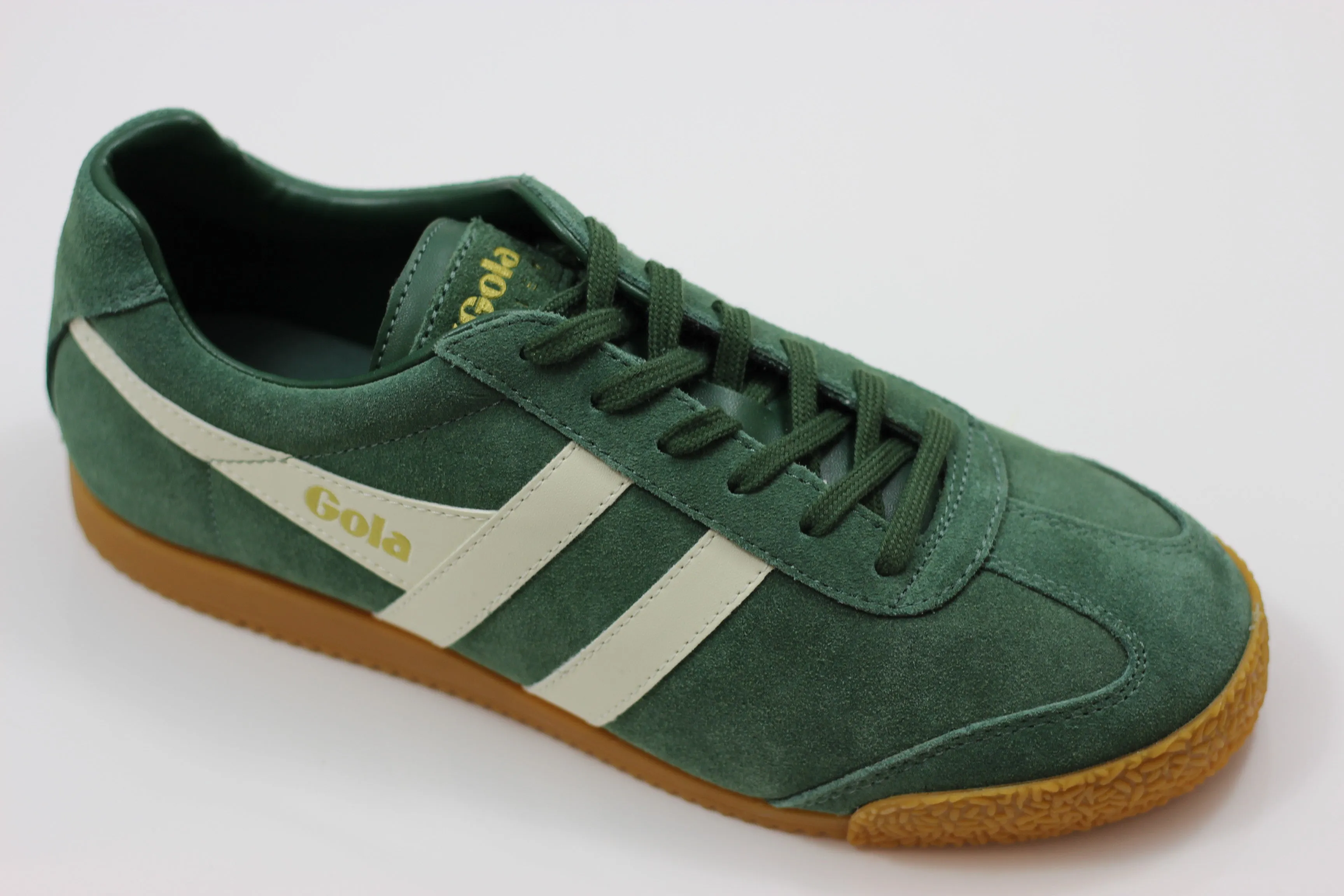 Men's Harrier Sneaker - Evergreen/Off White Suede/Leather