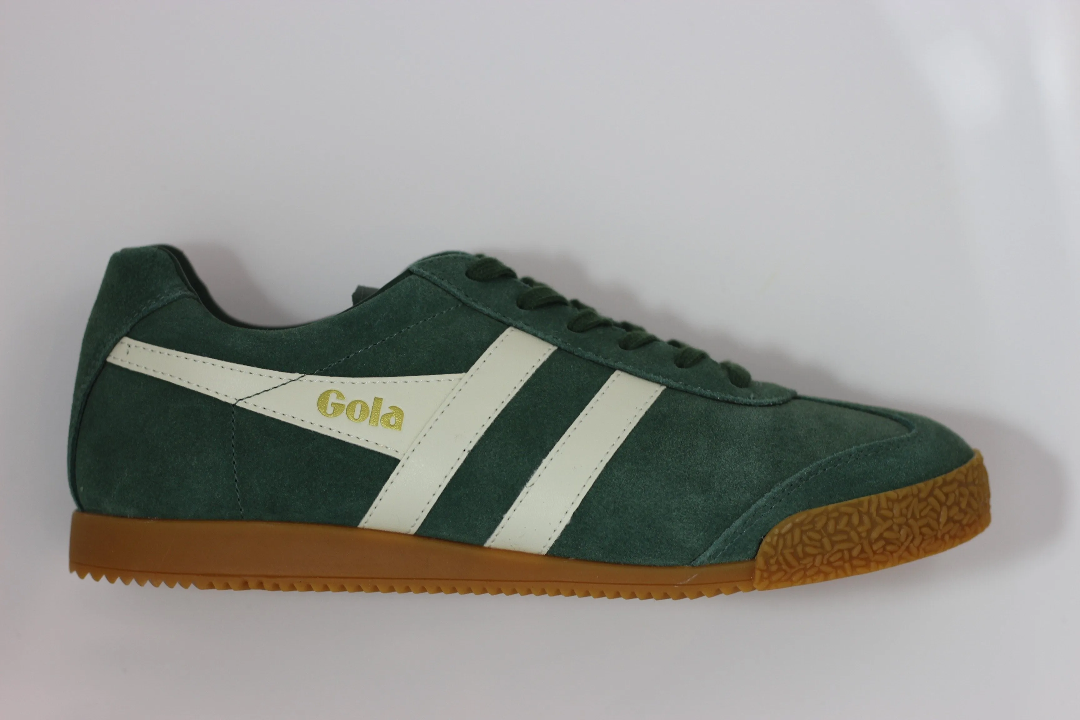 Men's Harrier Sneaker - Evergreen/Off White Suede/Leather