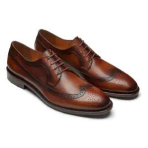 Men´s leather wingtip derby shoes -
