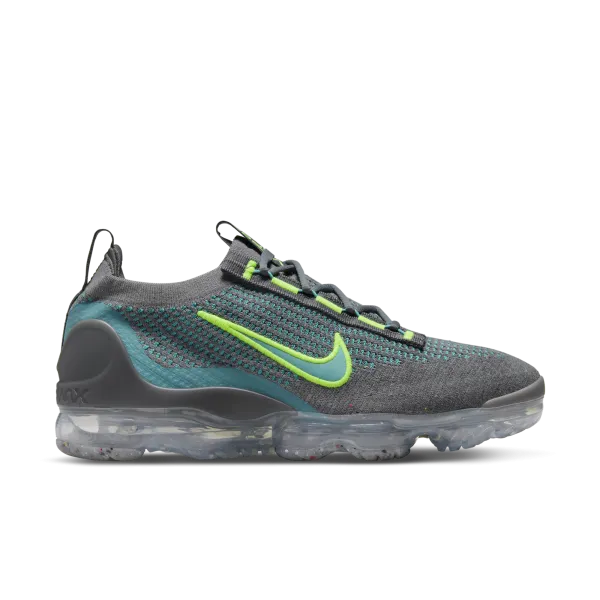 Nike - Men - Air Vapormax 2021 FK - Cool Grey/Teal/Volt