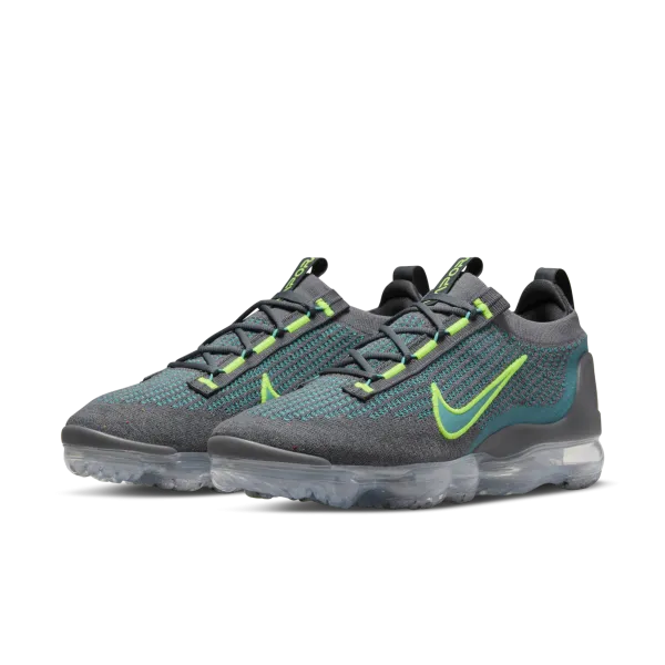 Nike - Men - Air Vapormax 2021 FK - Cool Grey/Teal/Volt