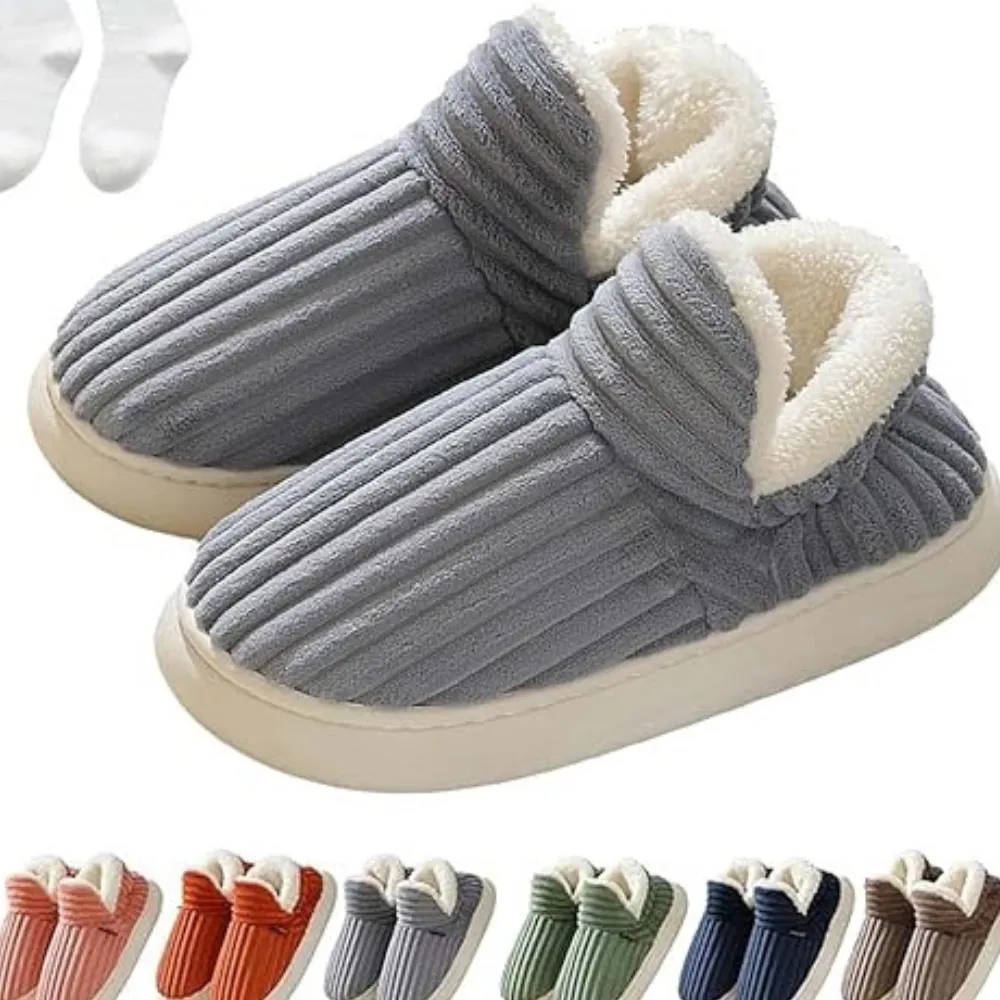 Non Slip Foam Plush Warm Slippers