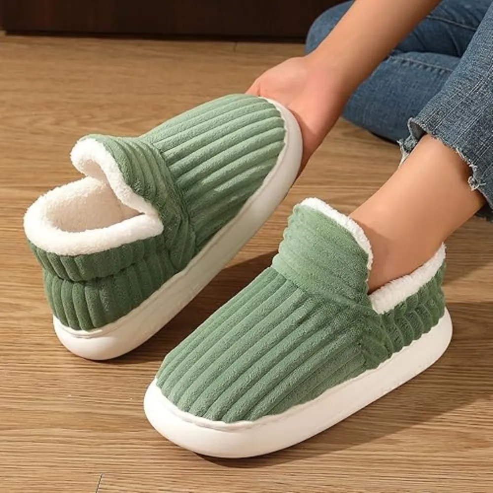 Non Slip Foam Plush Warm Slippers