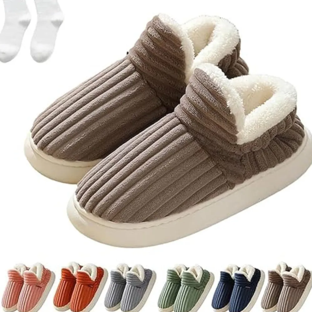 Non Slip Foam Plush Warm Slippers