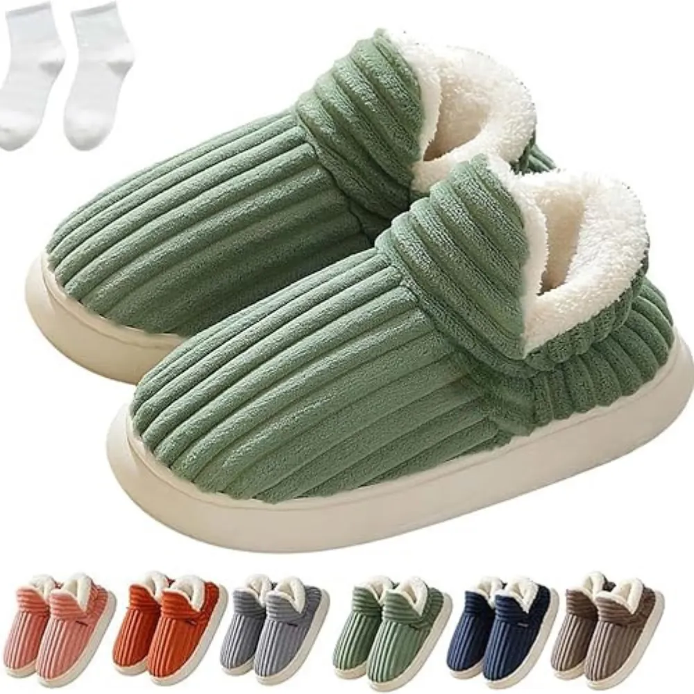 Non Slip Foam Plush Warm Slippers