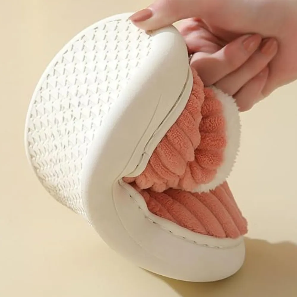 Non Slip Foam Plush Warm Slippers