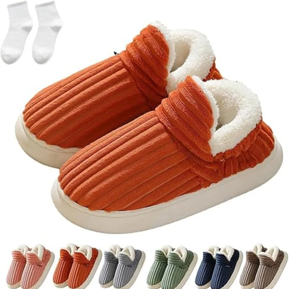 Non Slip Foam Plush Warm Slippers