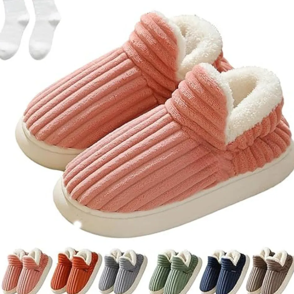 Non Slip Foam Plush Warm Slippers