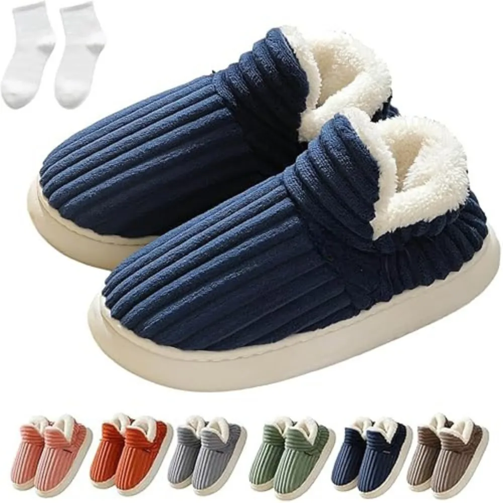 Non Slip Foam Plush Warm Slippers