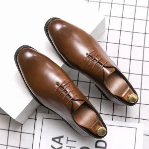 Oxford Quality Luxury Italian Genuine Leather Dress Shoes