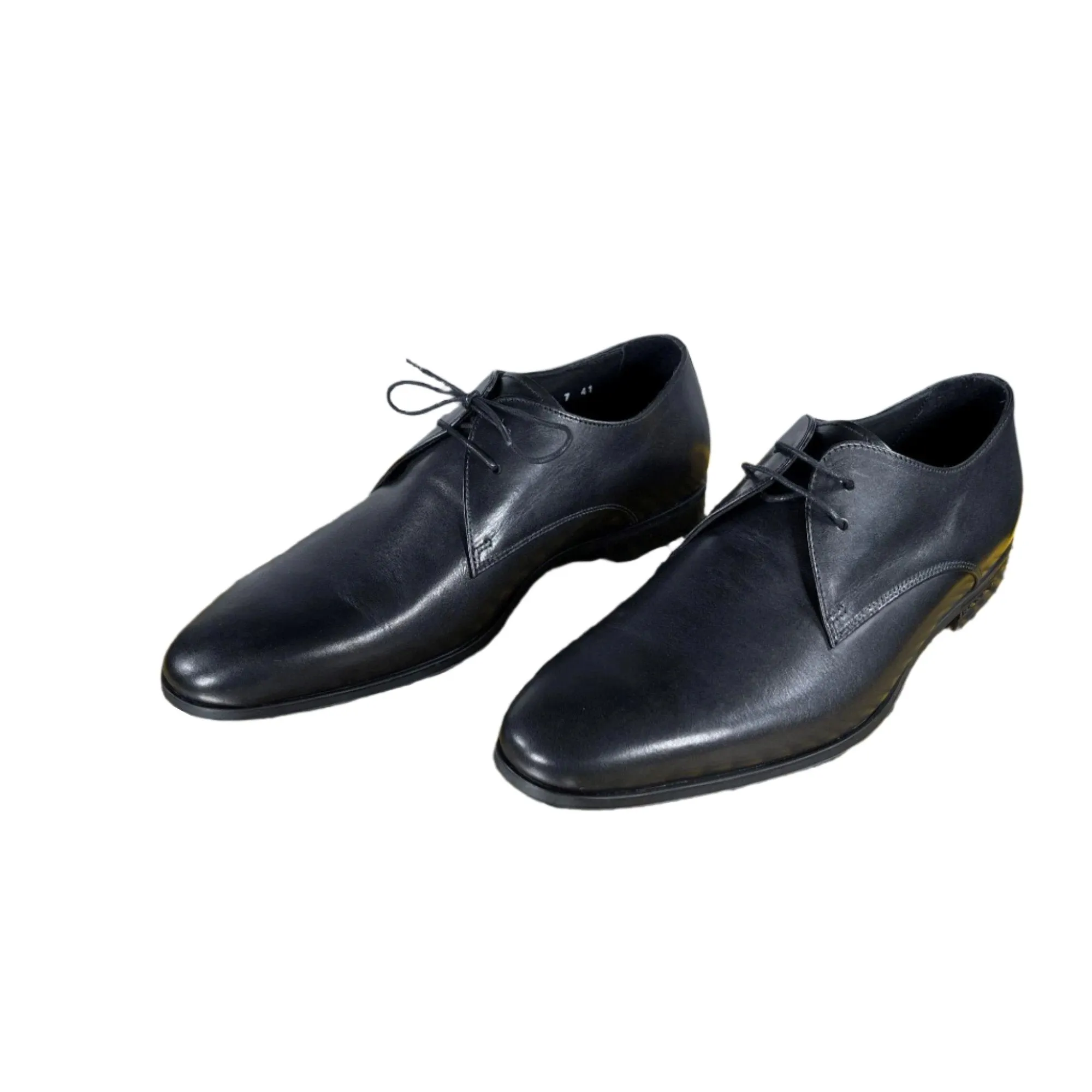 Paul Smith CON01 Coney Black Leather Derby Shoes
