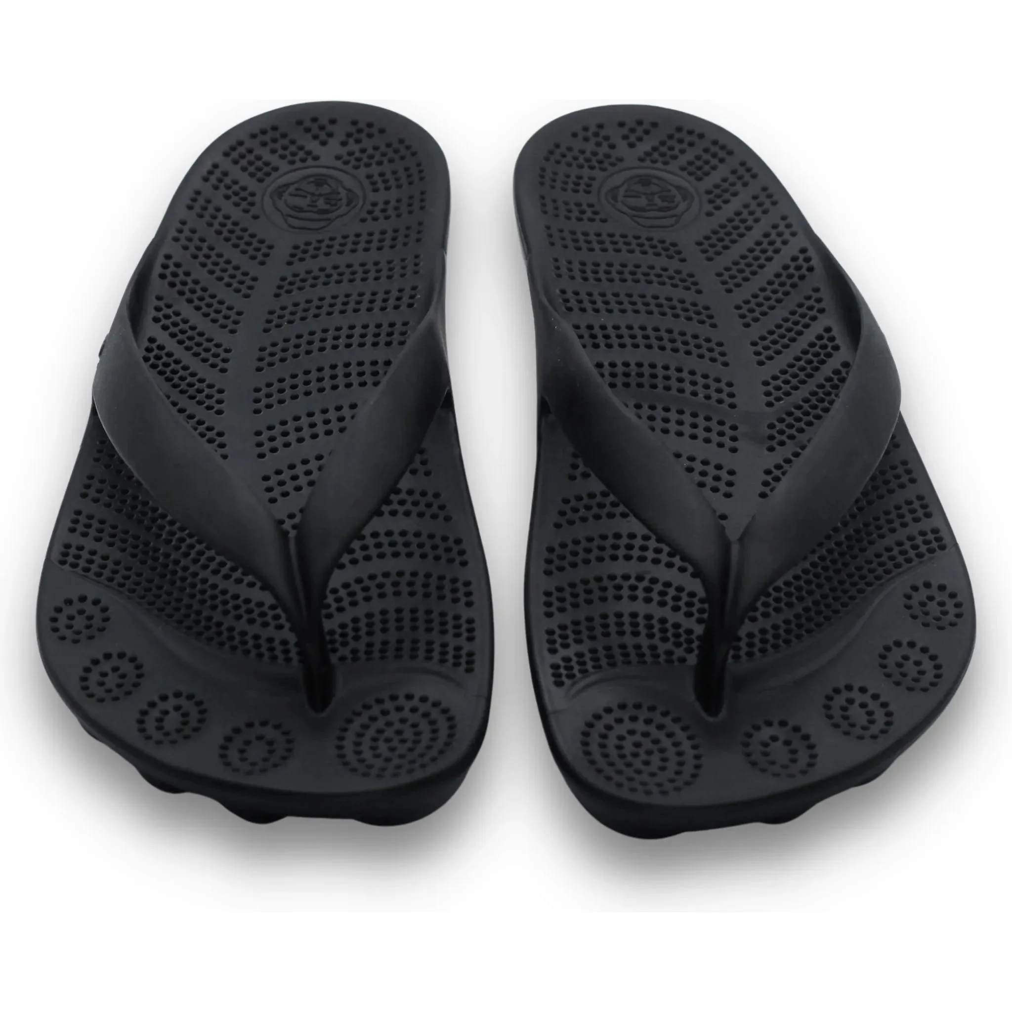 PIRATE BLACK FLIP FLOPS BY GUDO