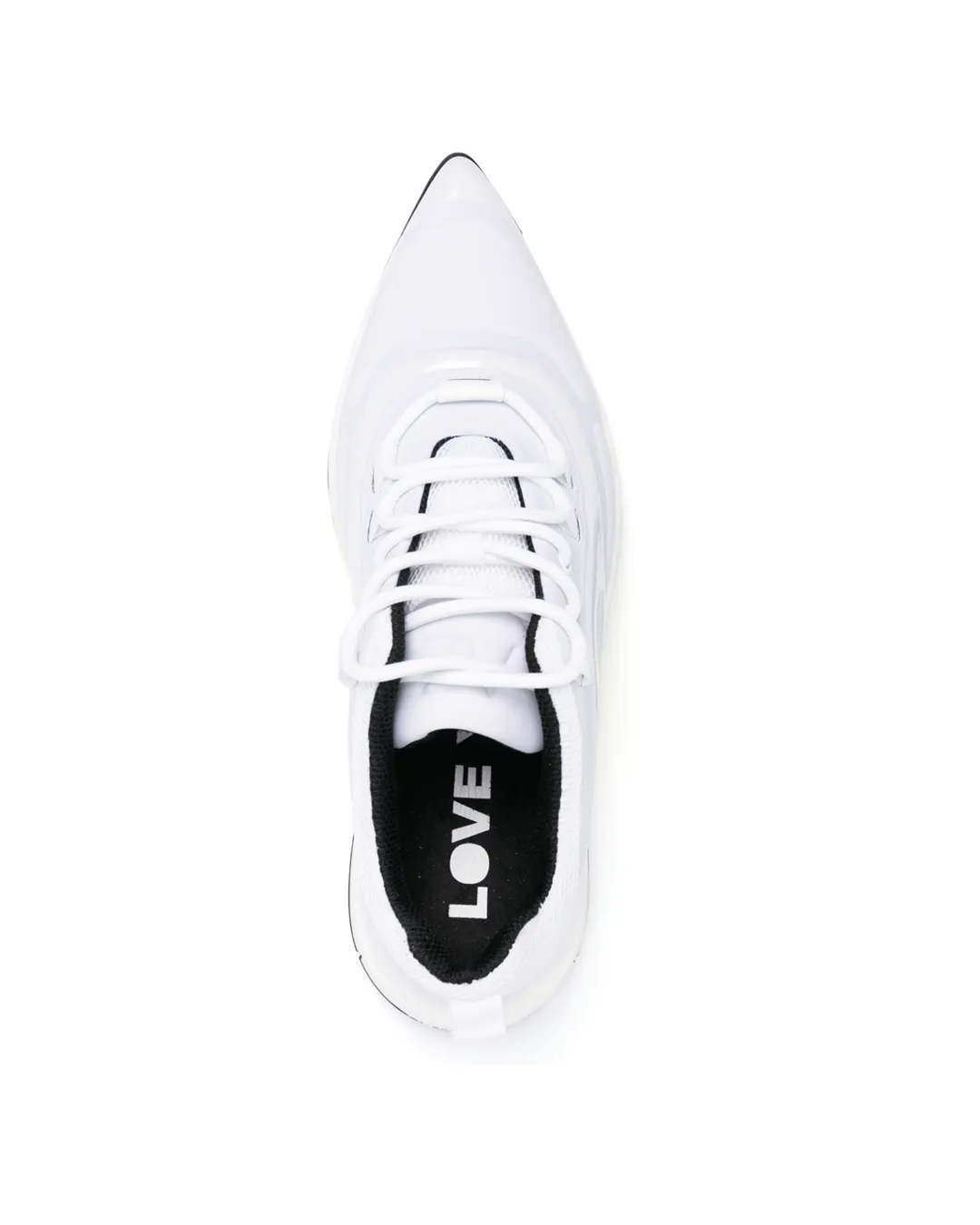 POINTY SNEAKS - WHITE / YELLOW