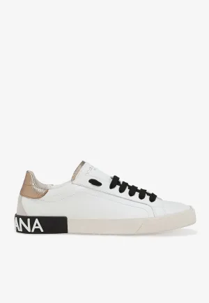 Portofino Vintage Calf Leather Sneakers