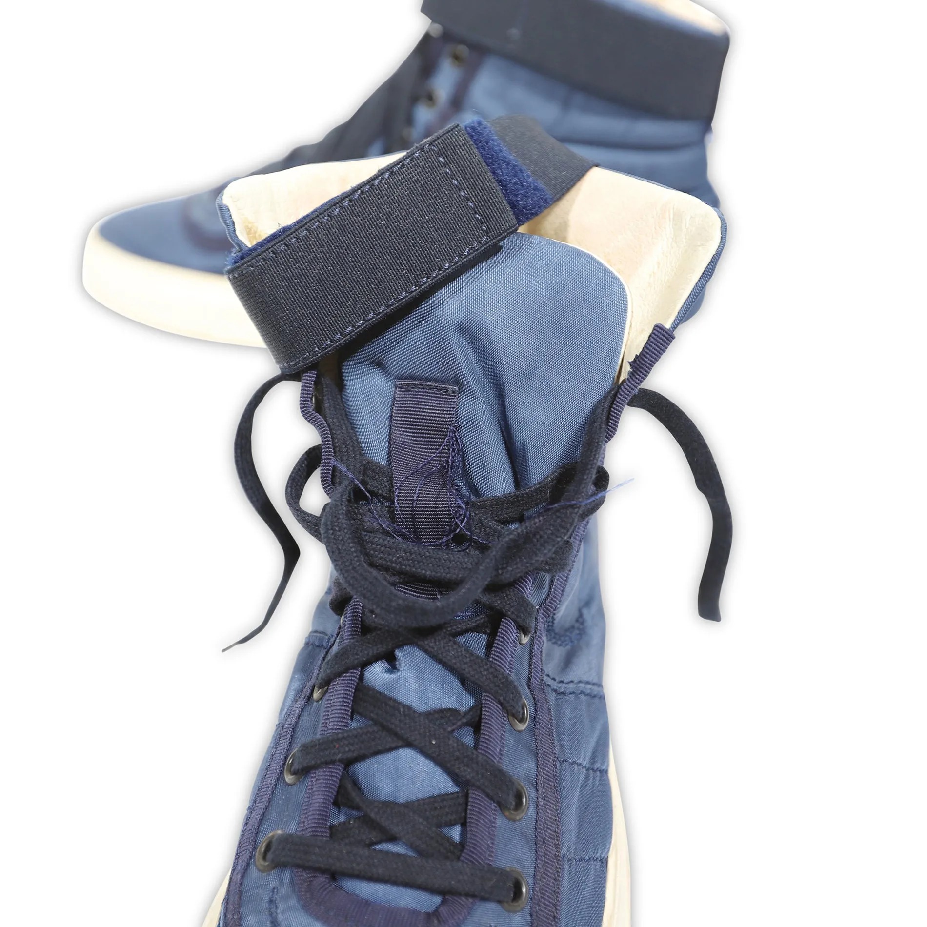 Raf Simons FW10 Blue Nylon Vandal Sneakers
