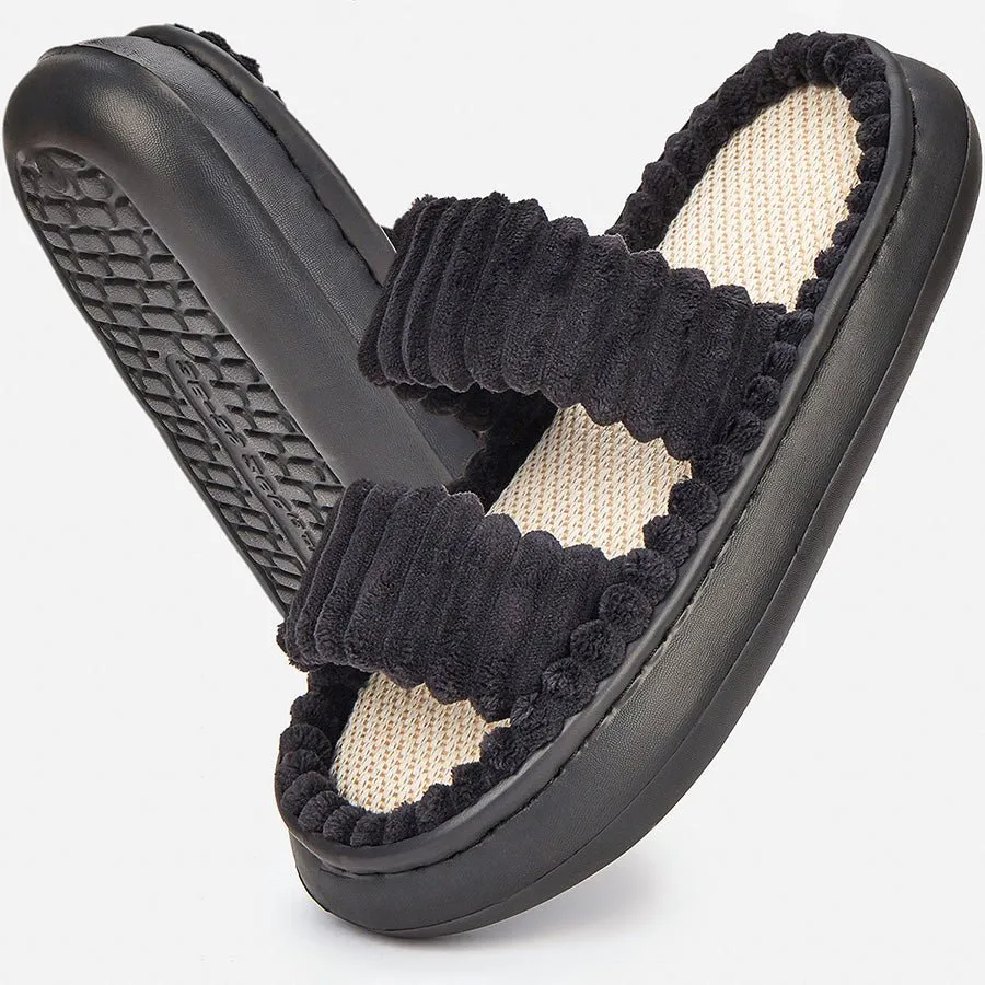 Sandals Slides Shoes Womens with Double Strap