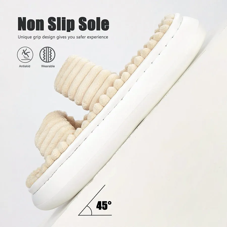 Sandals Slides Shoes Womens with Double Strap