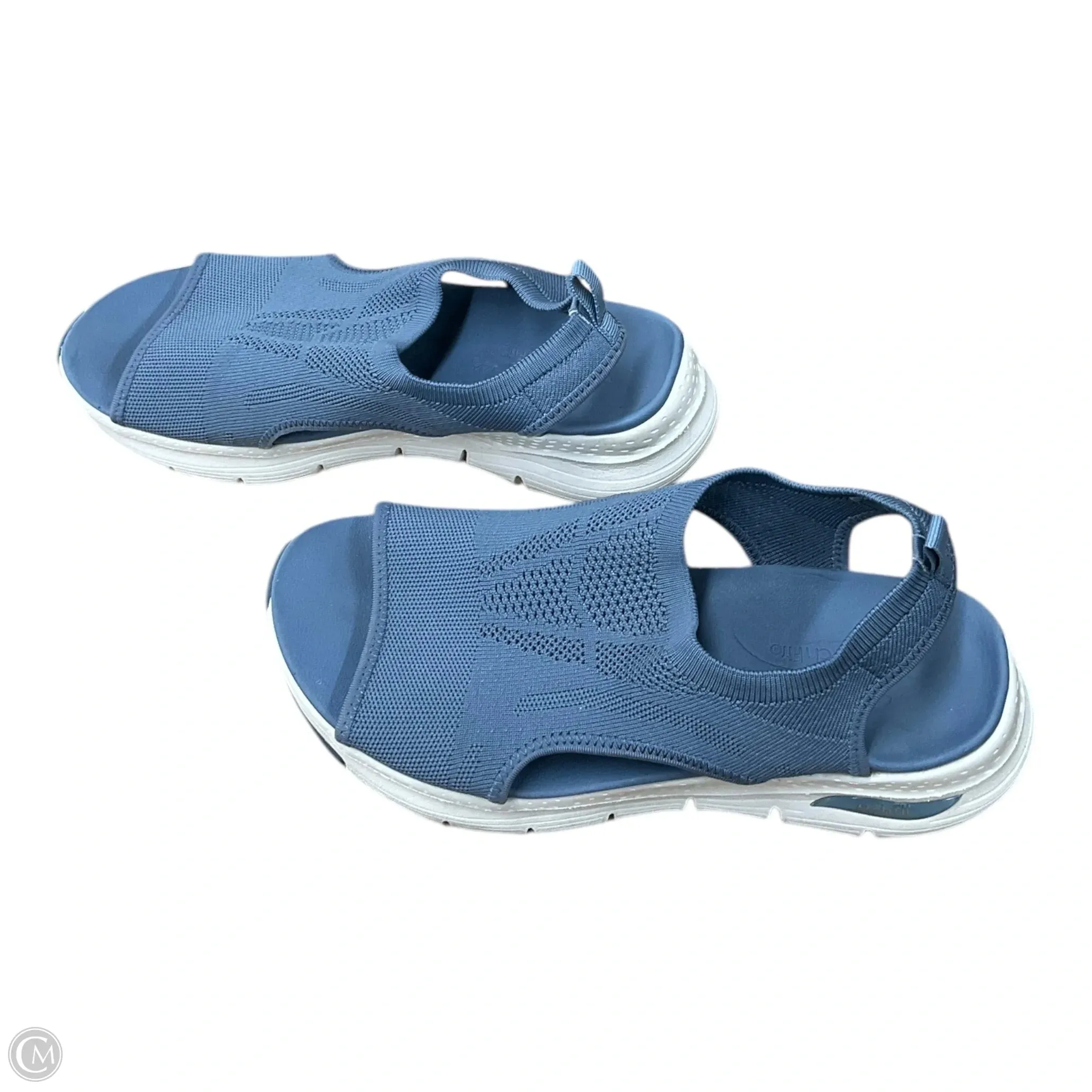 Sandals Sport By Skechers In Blue, Size: 8