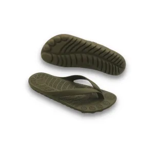SEAWEED GREEN FLIP FLOPS BY GUDO