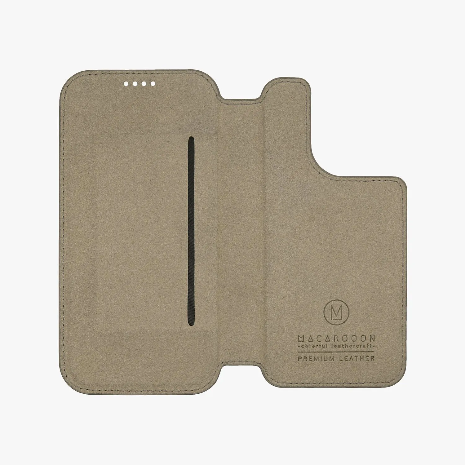 Sleek iPhone 14 Pro Max MagSafe Leather Flip Cover with Clear Case