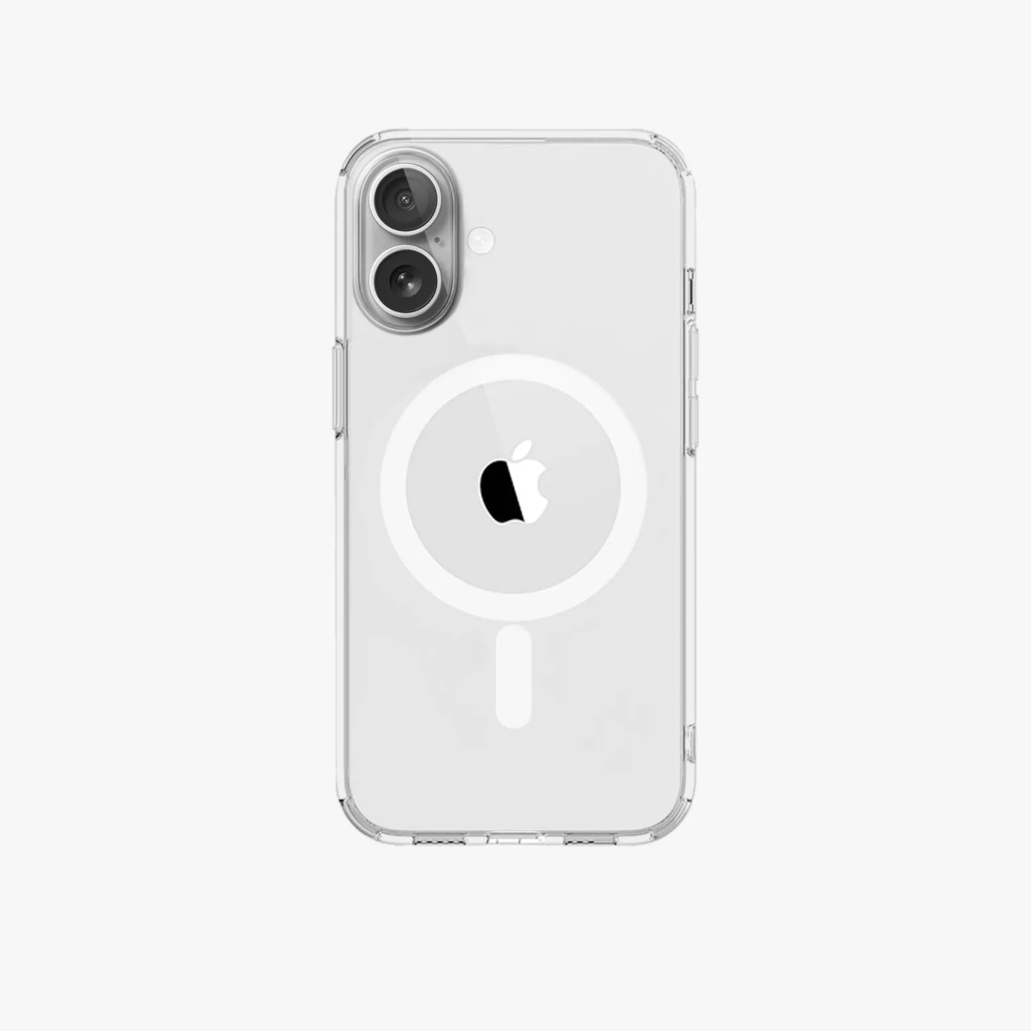 Sleek iPhone 16 Plus MagSafe Leather Flip Cover with Clear Case