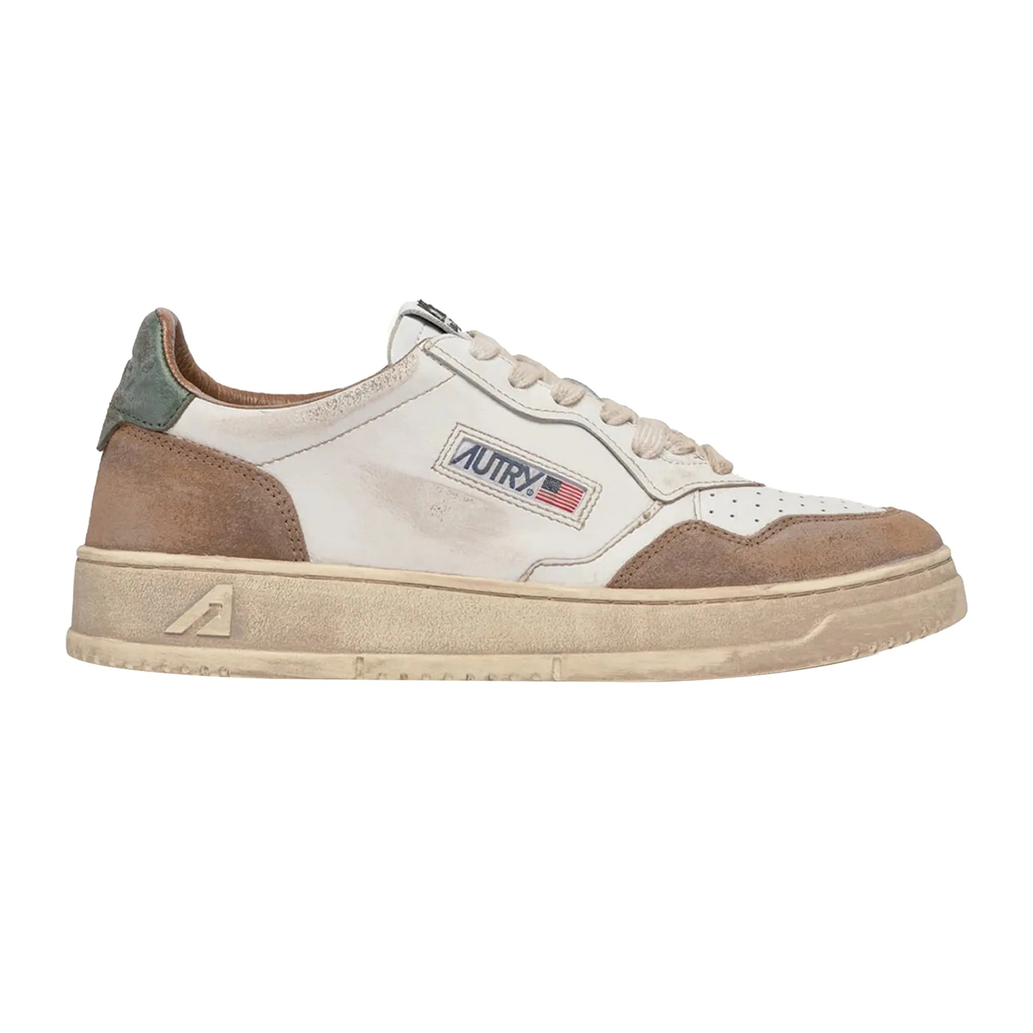 Sneakers Uomo Vintage inserti Biege