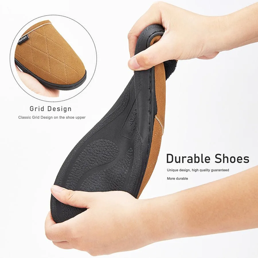 TPR Lightweight Slippers F | Men Winter Warm Casual House Slippers