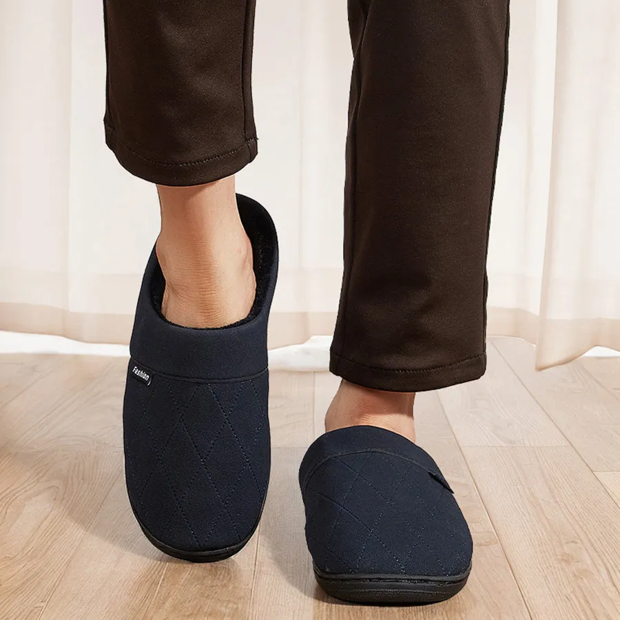 TPR Lightweight Slippers F | Men Winter Warm Casual House Slippers