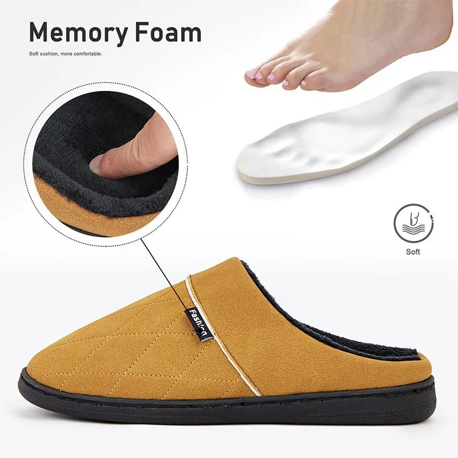 TPR Lightweight Slippers F | Men Winter Warm Casual House Slippers