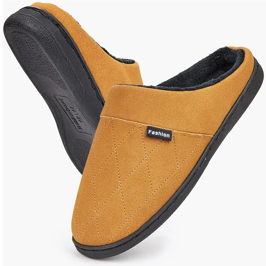 TPR Lightweight Slippers F | Men Winter Warm Casual House Slippers