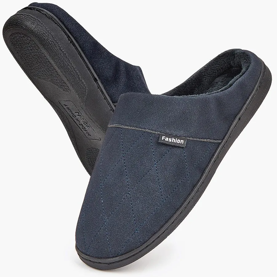 TPR Lightweight Slippers F | Men Winter Warm Casual House Slippers