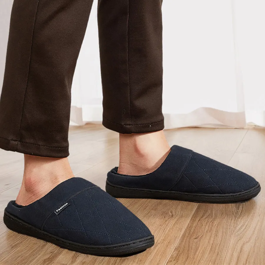 TPR Lightweight Slippers F | Men Winter Warm Casual House Slippers