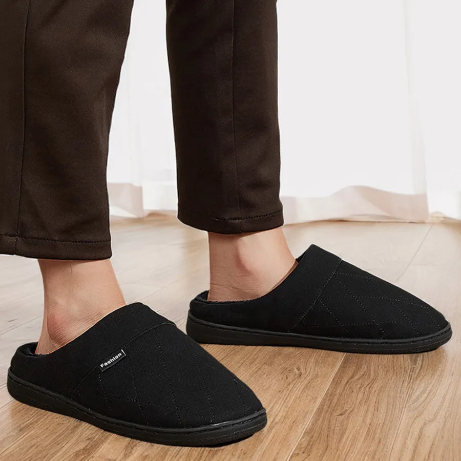 TPR Lightweight Slippers F | Men Winter Warm Casual House Slippers