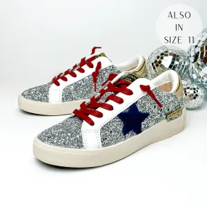 Vintage Havana | Limitless Sneakers in Silver Glitter