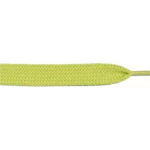 Wholesale Thick Flat 3/4" - Lime (12 Pair Pack) Shoelaces