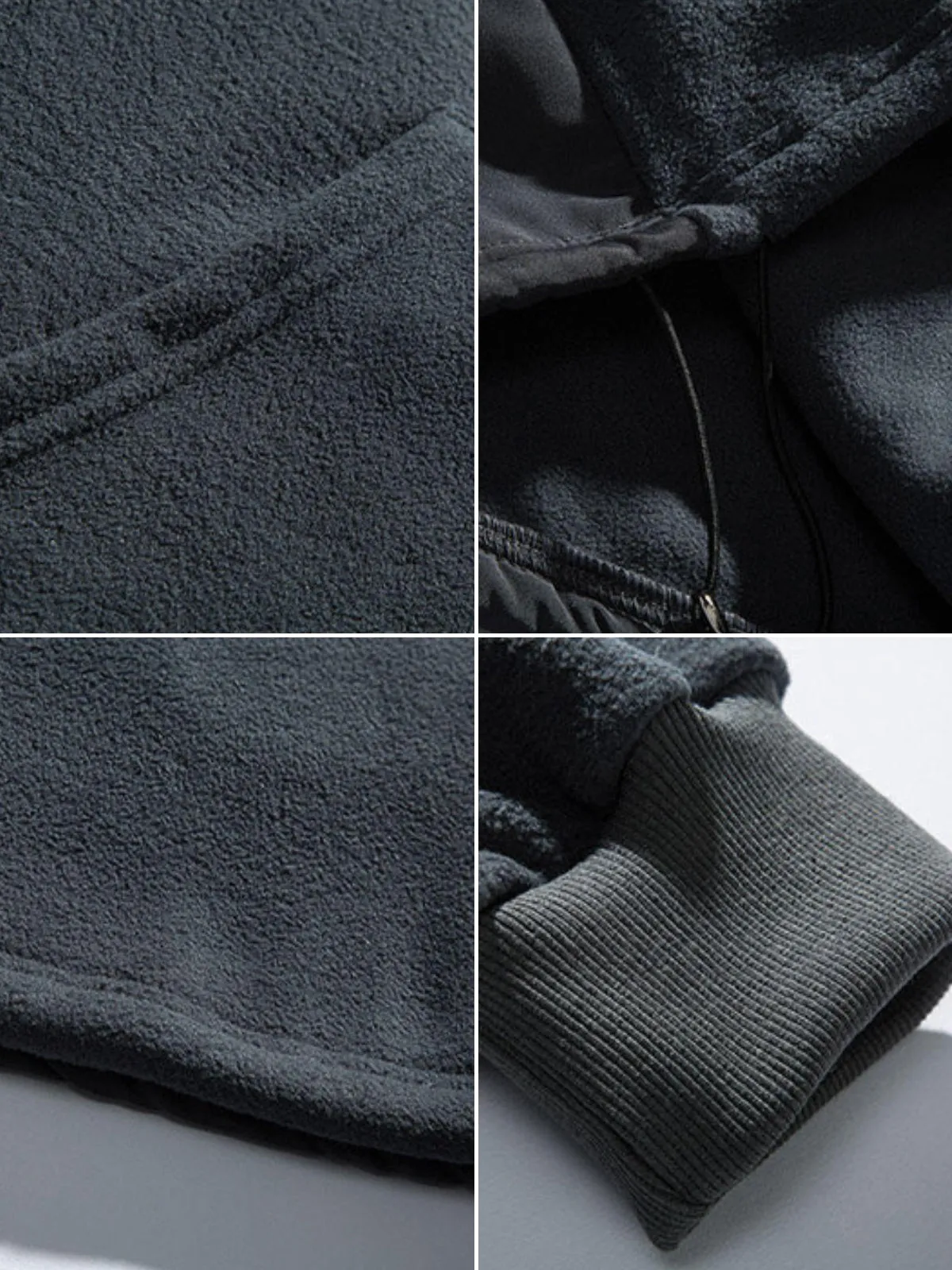 WLS Retro Hooded Collar Pullover Hoodie